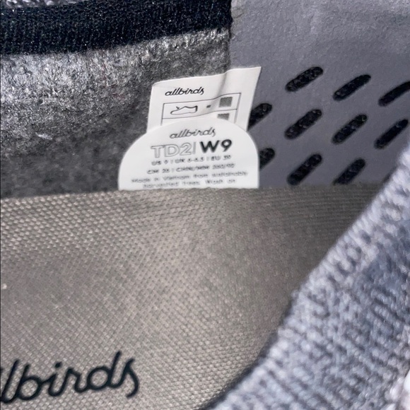 allbirds Tree Dasher 2 Women’s sz 9 Washable Slip-on Sneakers Med Gray - Picture 3 of 5